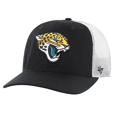 Casquette ajustable non structurée noire/blanche Jacksonville Jaguars Team '47 pour homme