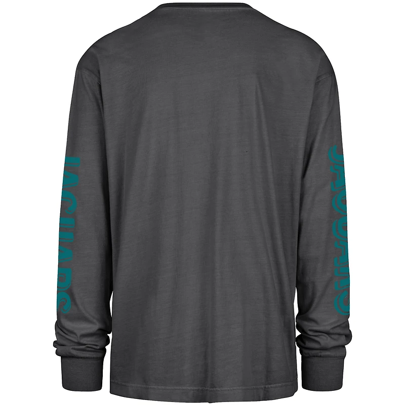 Men's '47 Black Jacksonville Jaguars Cairn Ravine Foundation Long Sleeve T-Shirt