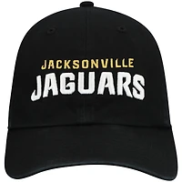 Casquette réglable '47 Black Jacksonville Jaguars Clean Up Script pour homme