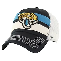 Casquette réglable noire Jacksonville Jaguars Clubhouse Boon Clean-Up Trucker '47 pour hommes