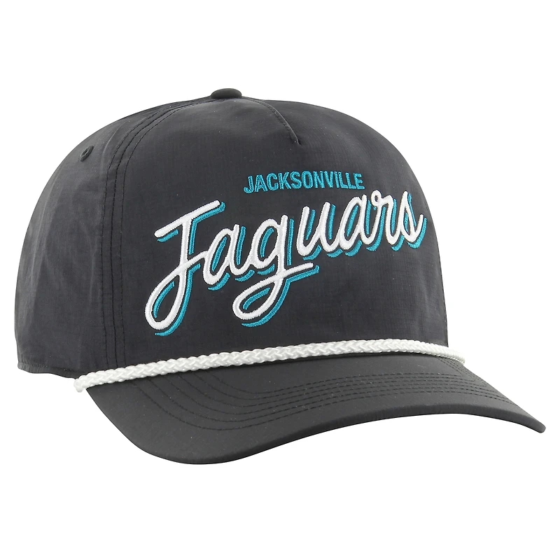 Men's '47 Black Jacksonville Jaguars Fairway Hitch brrr Adjustable Hat