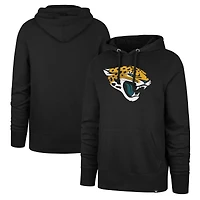 Men's '47 Black Jacksonville Jaguars Imprint Headline Pullover Hoodie