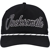 Men's '47 Black Jacksonville Jaguars Overhand Speckle Hitch Adjustable Hat