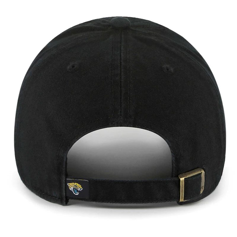 Casquette réglable noire Jacksonville Jaguars Pride Cleanup '47 pour hommes
