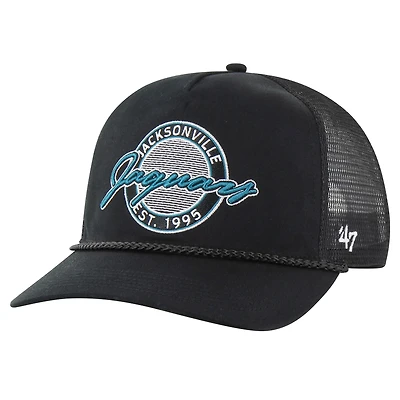 Men's '47 Black Jacksonville Jaguars Promenade Hitch Trucker Adjustable Hat
