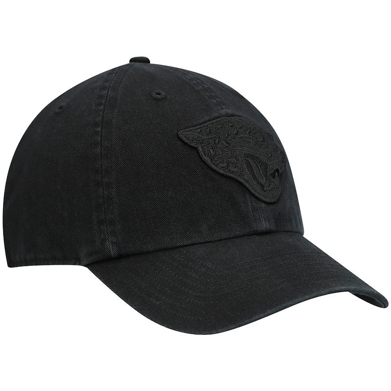 Casquette réglable '47 Black Jacksonville Jaguars Team Tonal Clean Up pour homme