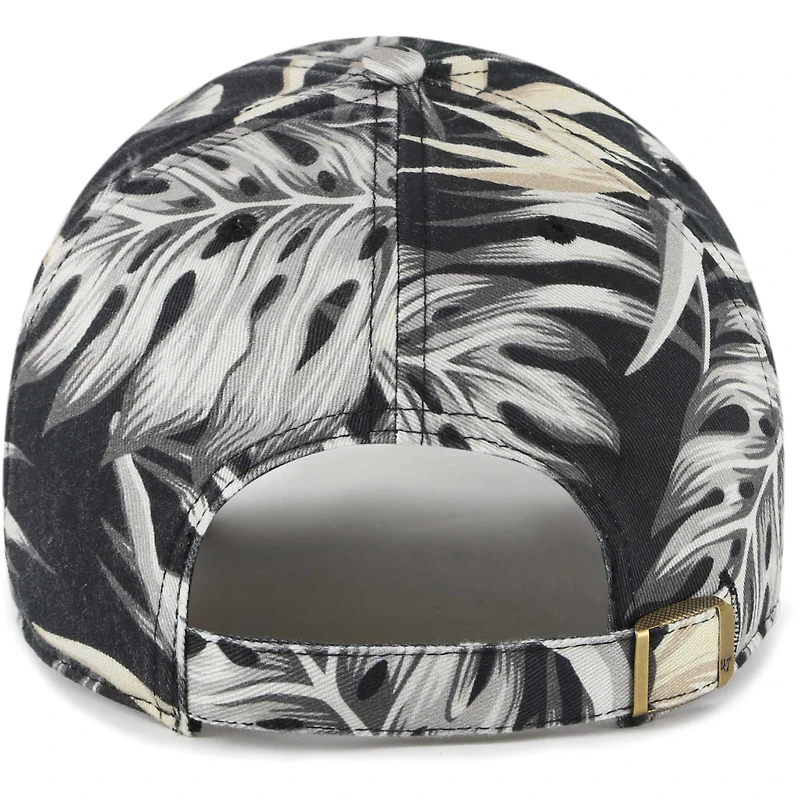 Men's '47 Black Jacksonville Jaguars Tropicalia Clean Up Adjustable Hat