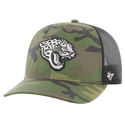 Men's '47 Camo Jacksonville Jaguars Trucker Adjustable Hat