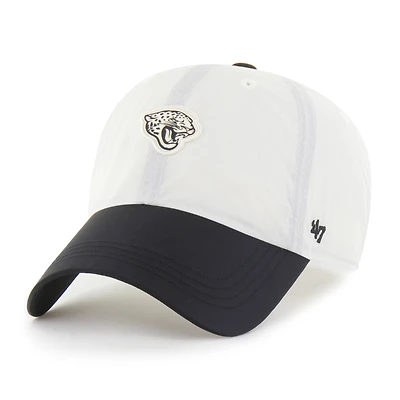Men's '47 Cream Jacksonville Jaguars Modernia Clean Up Adjustable Hat