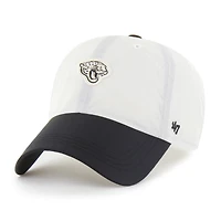 Men's '47 Cream Jacksonville Jaguars Modernia Clean Up Adjustable Hat