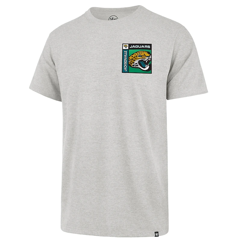 T-shirt Franklin gris chromé pour homme, modèle 1947
