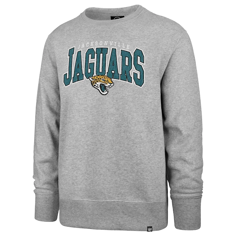 Sweat-shirt gris '47 pour hommes des Jacksonville Jaguars Varsity Block Headline