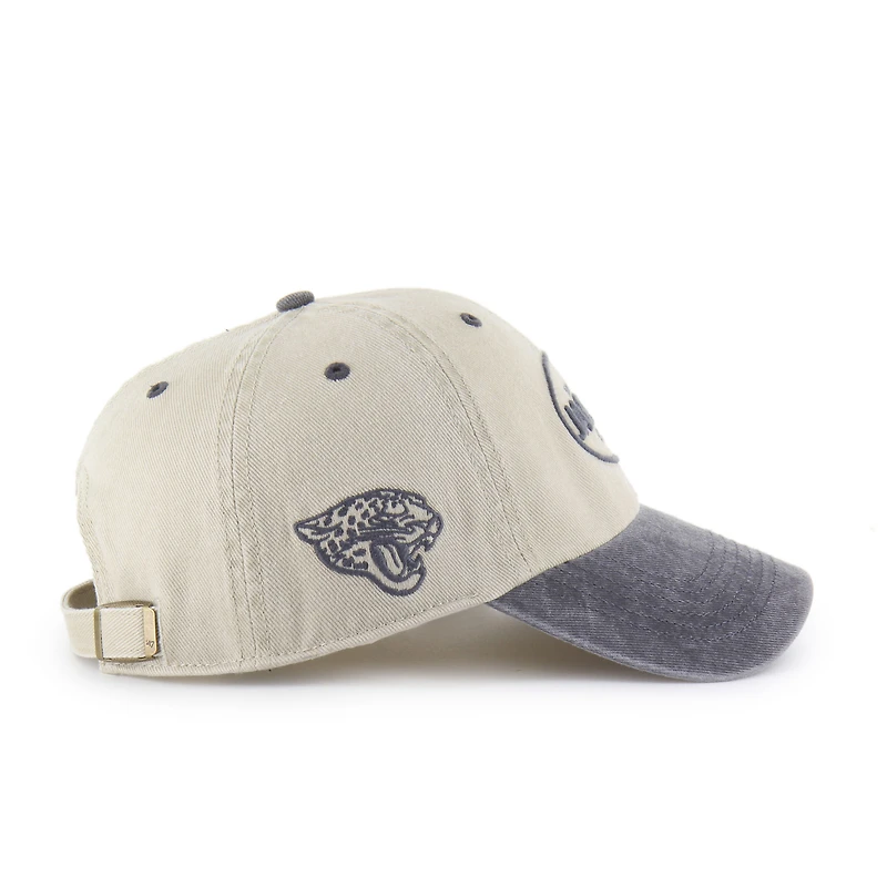 Casquette ajustable « Breaking Trail Clean Up » kaki pour homme, modèle 1947, des Jaguars de Jacksonville