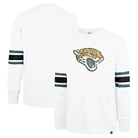 T-shirt à manches longues blanc '47 Jacksonville Jaguars Gridiron Premier Brex pour homme