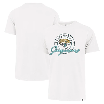 Men's '47 White Jacksonville Jaguars Ring Tone Franklin T-Shirt
