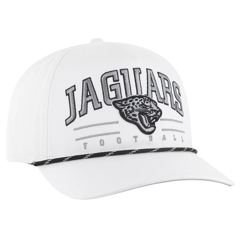 Casquette ajustable blanche Jacksonville Jaguars Roscoe Speckle '47 pour homme