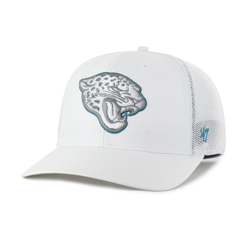 Men's '47 White Jacksonville Jaguars Snowball Trophy Stretch Fit Hat