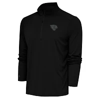 Pull-over zippé quart de tour pour homme, logo ton sur des Jaguars Jacksonville, Antigua Black