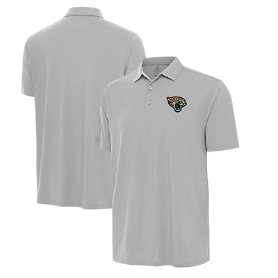 Men's Antigua Gray Jacksonville Jaguars Era Polo