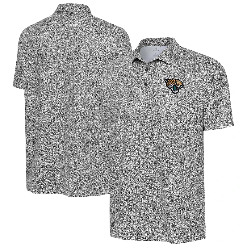 Polo gris antigua à imprimé fleuri Jacksonville Jaguars Field pour homme