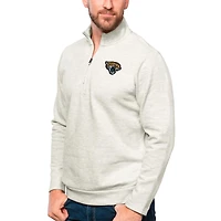 Pull à enfiler Gambit quart de zip pour homme, motif avoine Antigua des Jaguars Jacksonville