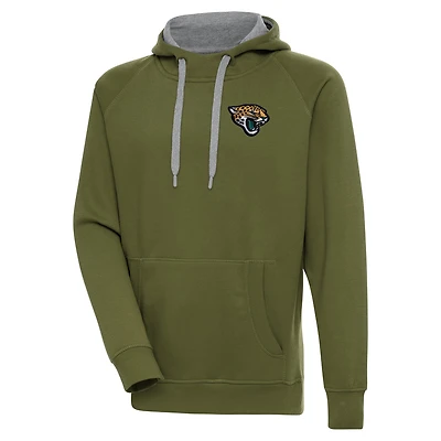 Sweat à capuche Victory pour homme, couleur olive, des Jaguars de Jacksonville, Antigua