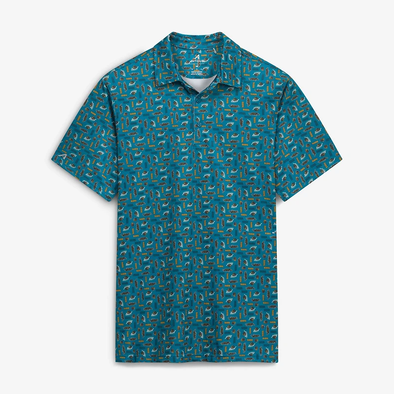 Polo Antigua bleu sarcelle pour homme, abonnements saisonniers aux Jaguars de Jacksonville