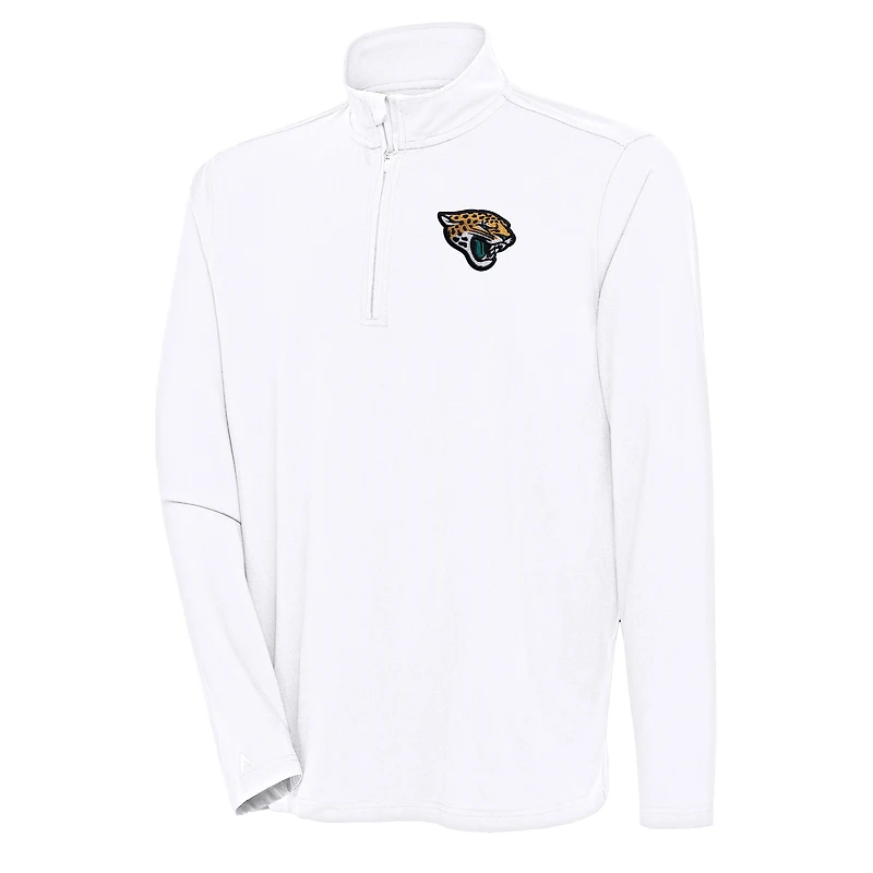 Pull-over blanc à fermeture éclair quart de tour pour homme, Hunk, des Jaguars Jacksonville, Antigua