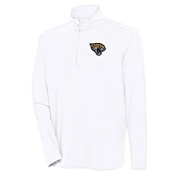 Pull-over blanc à fermeture éclair quart de tour pour homme, Hunk, des Jaguars Jacksonville, Antigua