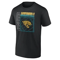 Men's Black Jacksonville Jaguars Home Field Pop Personalized Name & Number T-Shirt