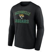 Men's  Black Jacksonville Jaguars Victory Arch Long Sleeve T-Shirt
