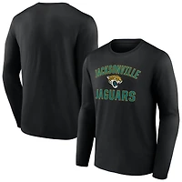 Men's  Black Jacksonville Jaguars Victory Arch Long Sleeve T-Shirt