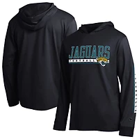 T-shirt à capuche Champion noir pour homme, modèle All Star des Jaguars de Jacksonville