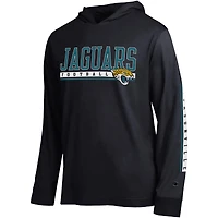 T-shirt à capuche Champion noir pour homme, modèle All Star des Jaguars de Jacksonville