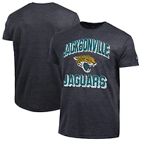 T-shirt Champion pour homme, noir chiné, Jacksonville Jaguars Ultimate Tri-Blend