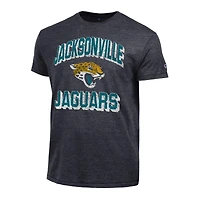 Men's Champion  Heather Black Jacksonville Jaguars Ultimate Tri-Blend T-Shirt