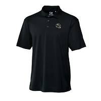 Polo texturé uni noir Cutter & Buck Jacksonville Jaguars pour homme