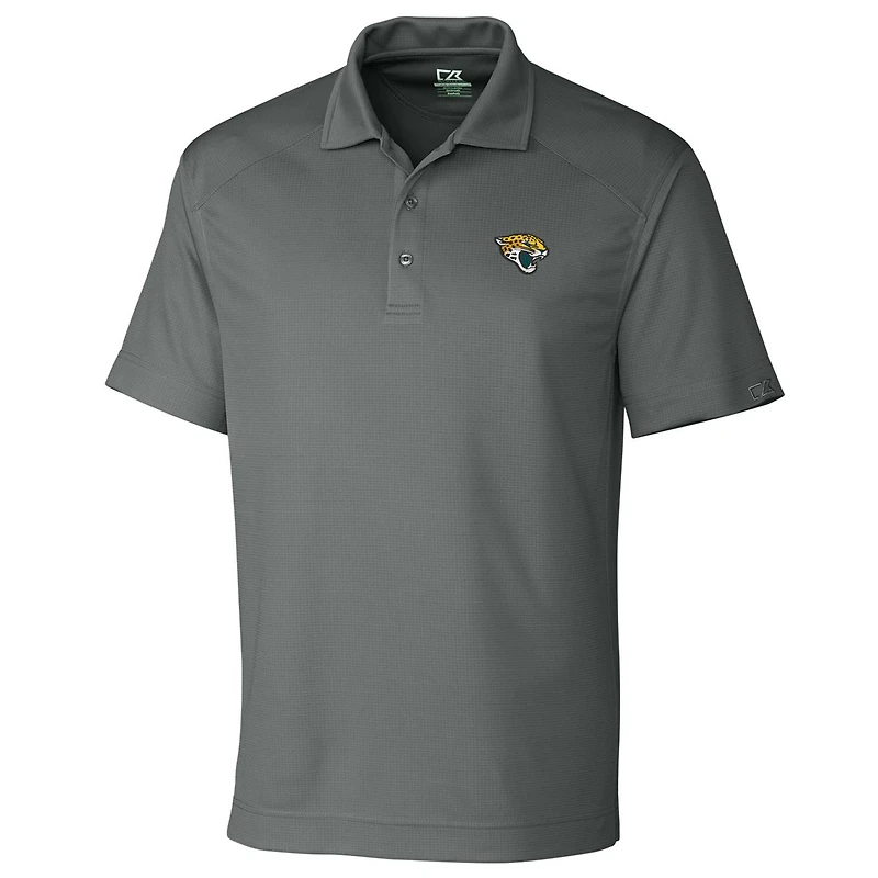 Men's Cutter & Buck Gray Jacksonville Jaguars Big Tall DryTec Genre Polo
