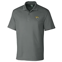 Men's Cutter & Buck Gray Jacksonville Jaguars Big Tall DryTec Genre Polo