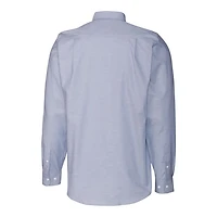 Men's Cutter & Buck Light Blue Jacksonville Jaguars Big Tall Stretch Oxford Long Sleeve Button-Down Shirt