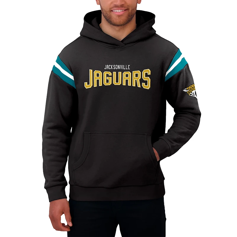 Men's Darius Rucker Collection by Fanatics Black Jacksonville Jaguars Football Washed Pullover Hoodie