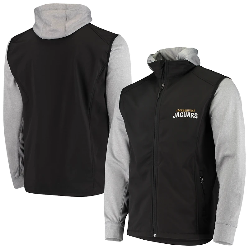 Veste zippée intégrale Dunbrooke pour homme, noire et grise, Jacksonville Jaguars Alpha