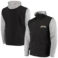 Veste zippée intégrale Dunbrooke pour homme, noire et grise, Jacksonville Jaguars Alpha