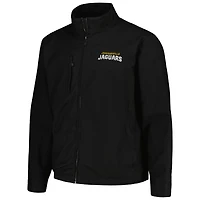 Dunbrooke Black Jacksonville Jaguars Journey Workwear Veste à glissière intégrale en trois mélanges pour homme
