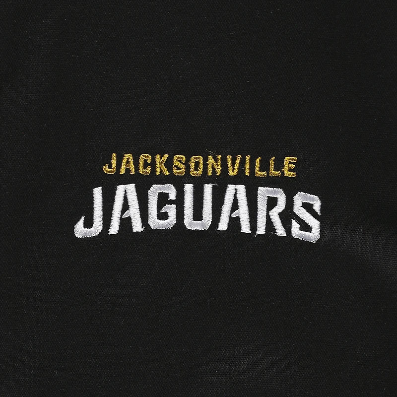 Dunbrooke Black Jacksonville Jaguars Journey Workwear Veste à glissière intégrale en trois mélanges pour homme