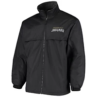 Men's Dunbrooke Black Jacksonville Jaguars Triumph Fleece Full-Zip Jacket