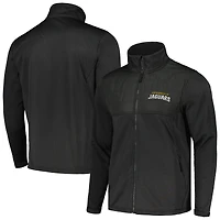 Veste Dunbrooke Heather noire pour homme Jacksonville Jaguars Explorer Tech Full-Zip