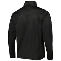 Men's Dunbrooke Heather Black Jacksonville Jaguars Freestyle Coated Tech Fleece Full-Zip Jacket