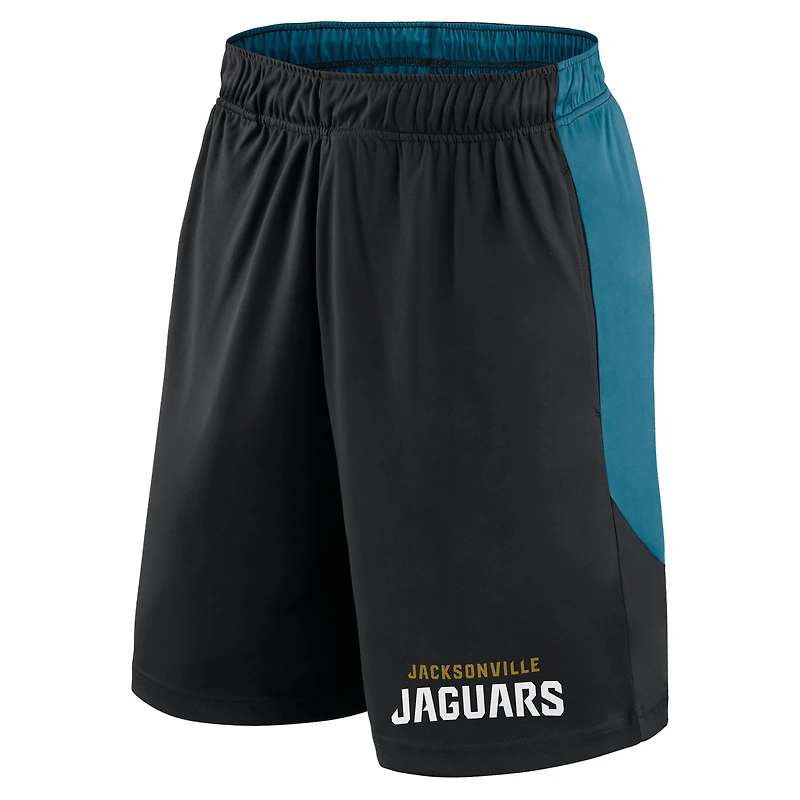 Men's Fanatics Black/Teal Jacksonville Jaguars Launch Shorts