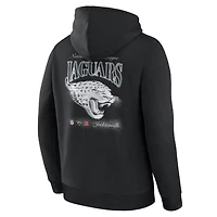 Men's Fanatics  Black Jacksonville Jaguars Back Logo Fleece Hoodie